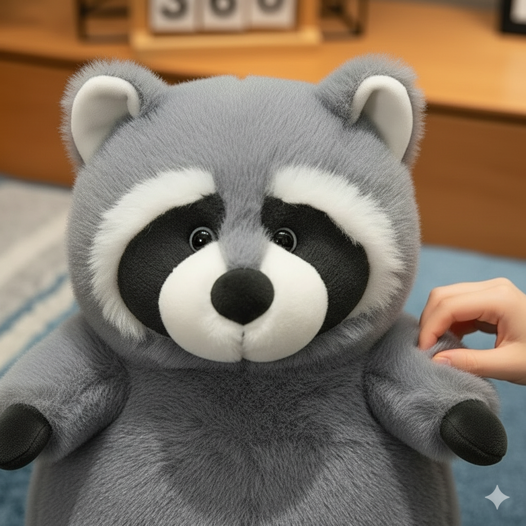 Cuddly Raccoon Plush Doll™
