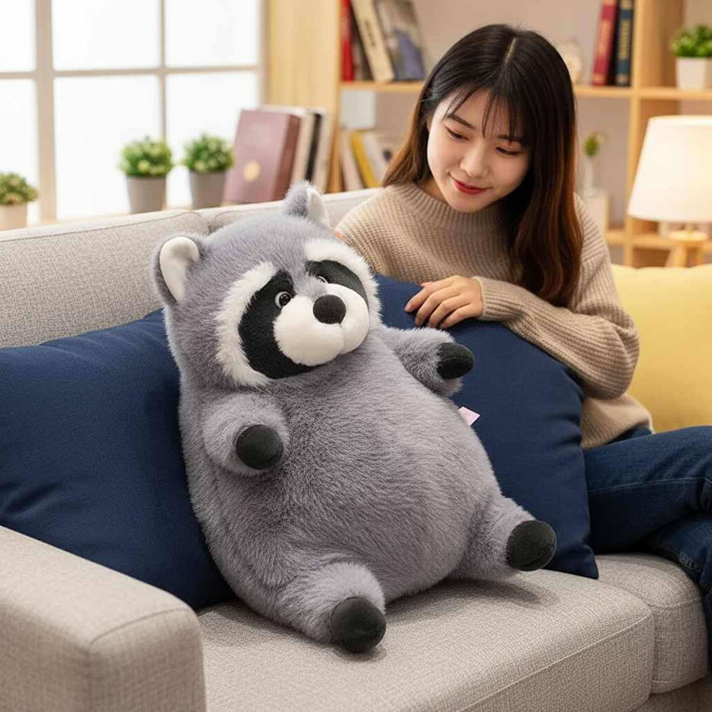 Cuddly Raccoon Plush Doll™
